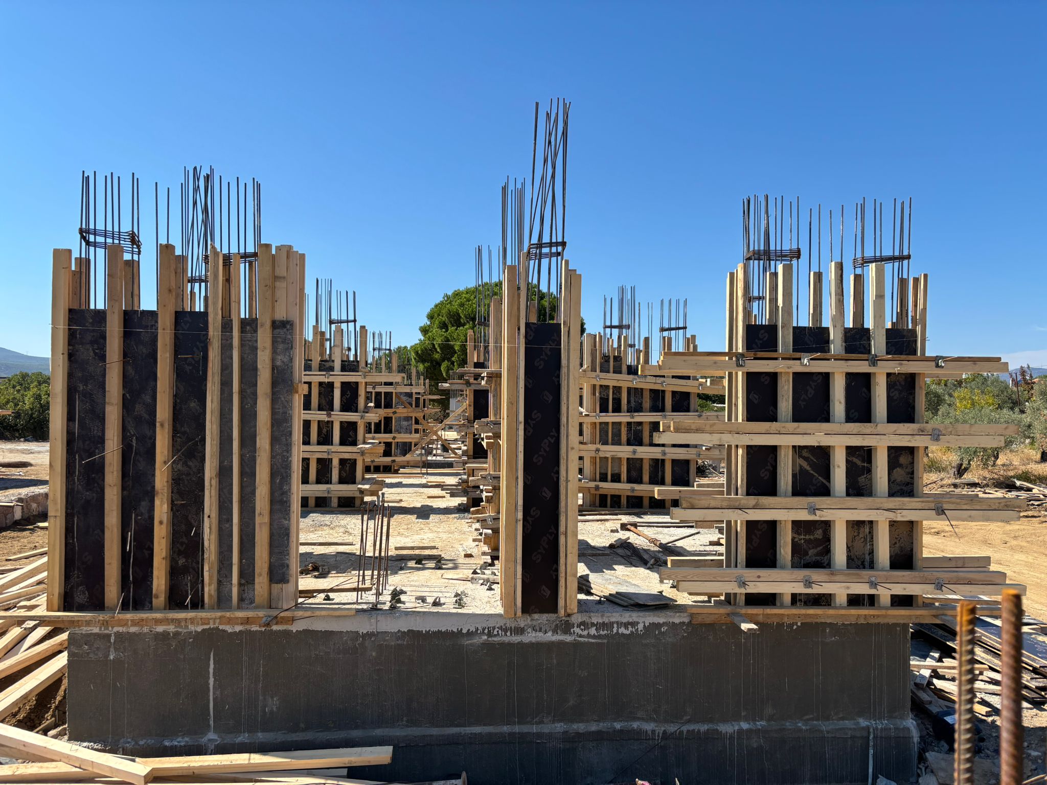 Urla temelden inşaat projesi fotoğraf 20 – temel, betonarme ve kaba inşaat