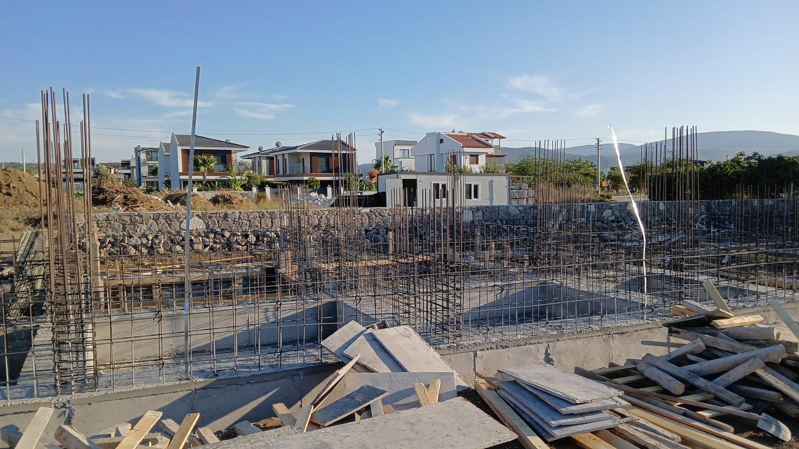 Urla temelden inşaat projesi fotoğraf 33 – temel, betonarme ve kaba inşaat